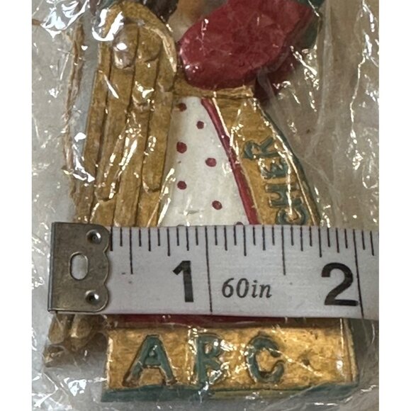 Potpourri Designs ABC Teacher Angel Ornament Multicolored (NEW IN PACKAGE) - Picture 6 of 9